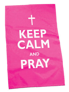 Keep Calm And Pray Tea TowelKeep Calm And Pray Tea Towel