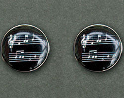 Sheet Music Cufflinks In Box (Boc066)Sheet Music Cufflinks In Box (Boc066)