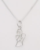 Silver Angel Outline  PendantSilver Angel Outline  Pendant