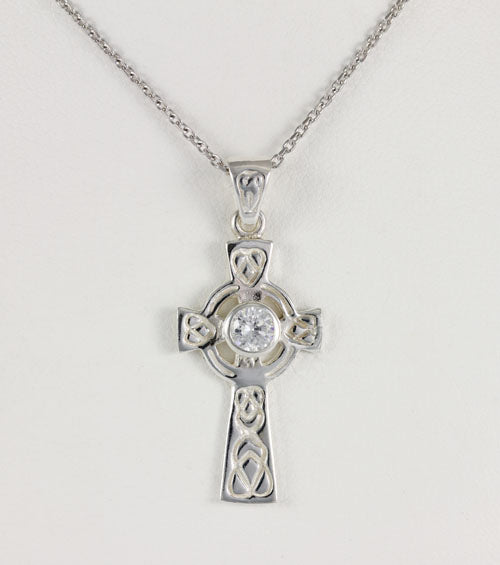 Celtic Cross  With Cubic ZirconiaCeltic Cross  With Cubic Zirconia
