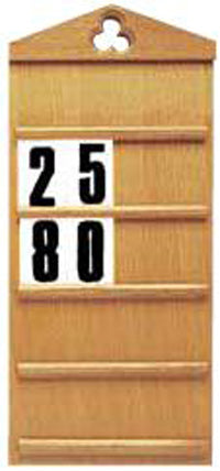 Hymn Board - Style F - Small 25" x 11"