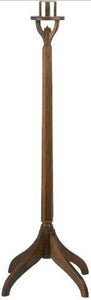 Paschal Candlestick-Natural Oak With 3" Brass FittingPaschal Candlestick-Natural Oak With 3" Brass Fitting