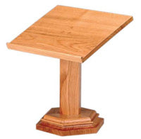 Classic Oak Stand -  Hexagonal Base
