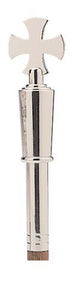 Verger'S Wand - Cross On Tapered Stem (Silver Plated)Verger'S Wand - Cross On Tapered Stem (Silver Plated)
