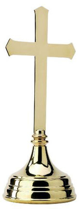 Polished Brass Altar Cross