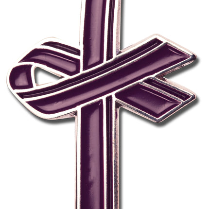 Awareness Cross Pin