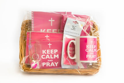 Keep Calm And Pray Gift BasketKeep Calm And Pray Gift Basket