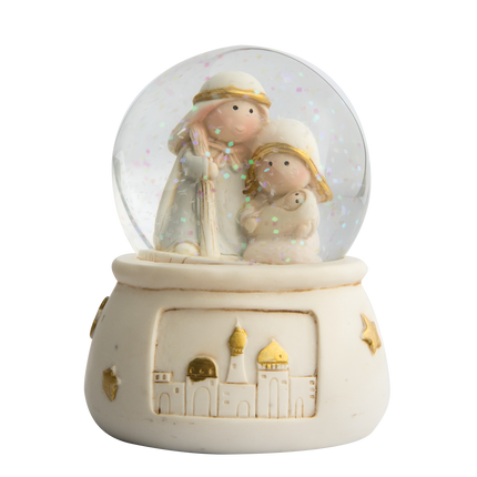Nativity Scene Snow Globe - Mary & JosephNativity Scene Snow Globe - Mary & Joseph